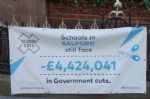 Save Salford Nurseries campaigners picket Nadhim Zahawi